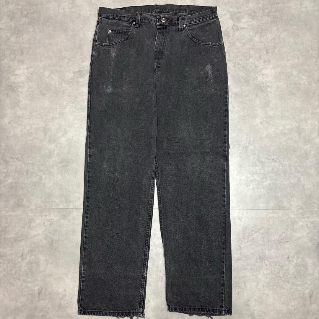 Wrangler ラングラー W36 ブラックデニム 古着 黒 20274