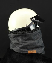 ROBIN NECK WARMER デニムBK&ブラックレオパード