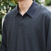 Eddie Bauer houndstooth pattern polo shirt