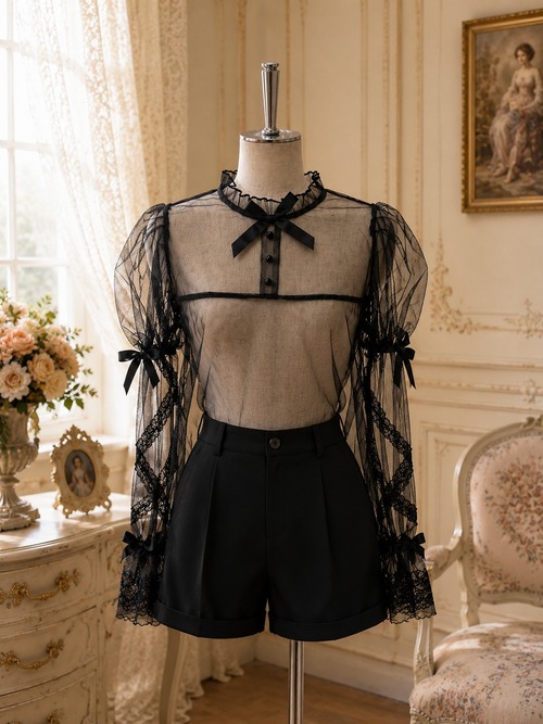 ★ロリータTOPS★MP263-5513-BLK