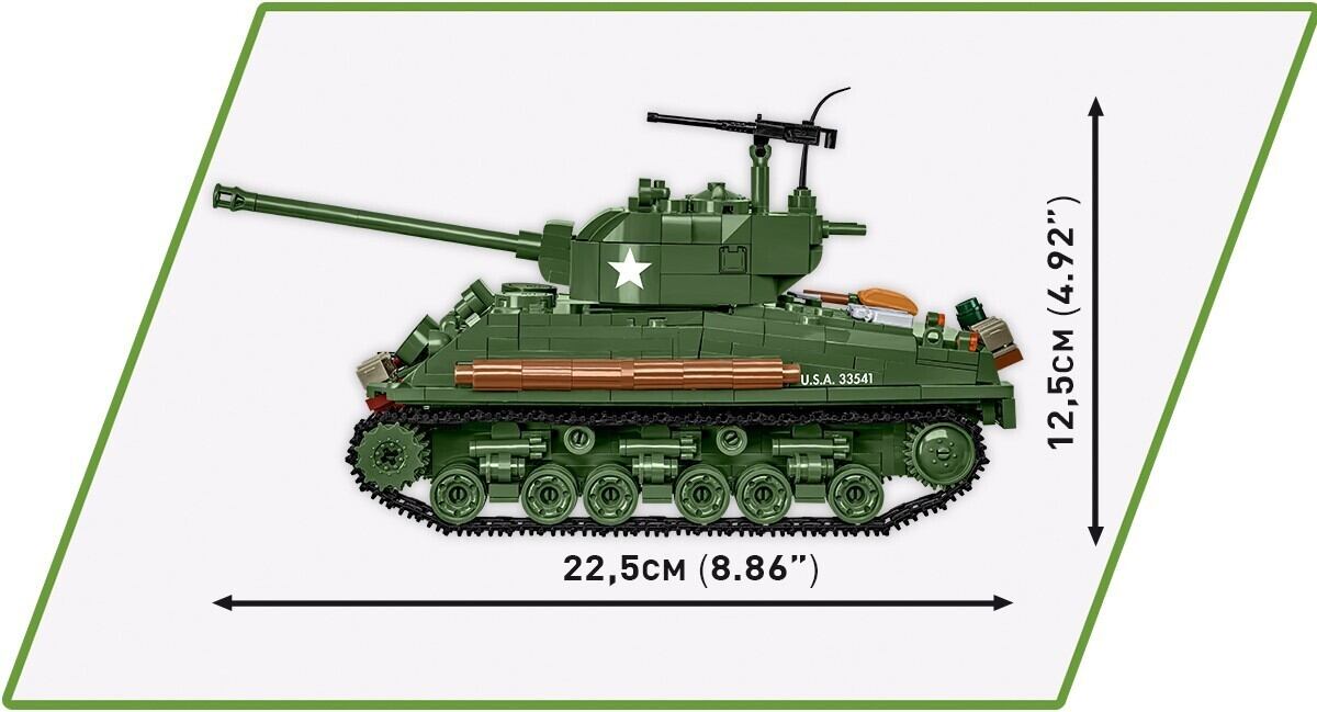 COBI #3118 シャーマン M4A2E8(76)W | ミリタリーブロック公式