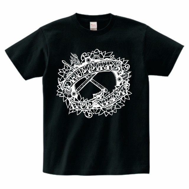 Tシャツ type01 BLACK【DRUMMERS TOP TEAM】