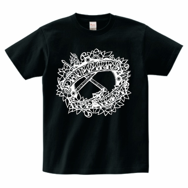 Tシャツ type01 BLACK【DRUMMERS TOP TEAM】