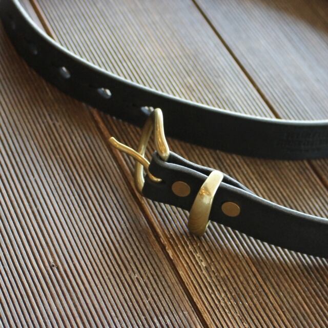 まえぴー ベルト Orgueil レザーナローベルト Narrow Belt / OR-7357 2COLOR | C