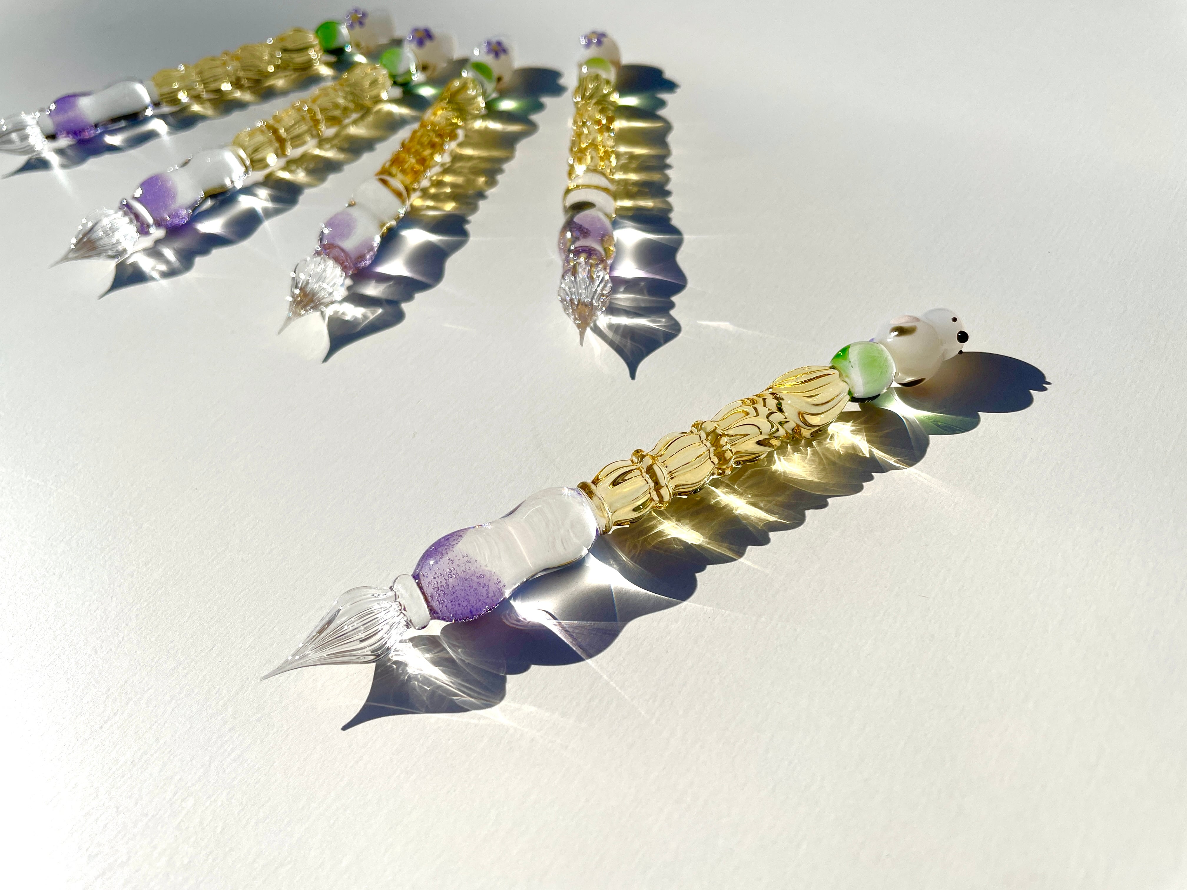 ​【新品未使用】 パラグラス シマエナガ ガラスペン (エキザカム) シマエナガ （エキザカム） | Paraglass