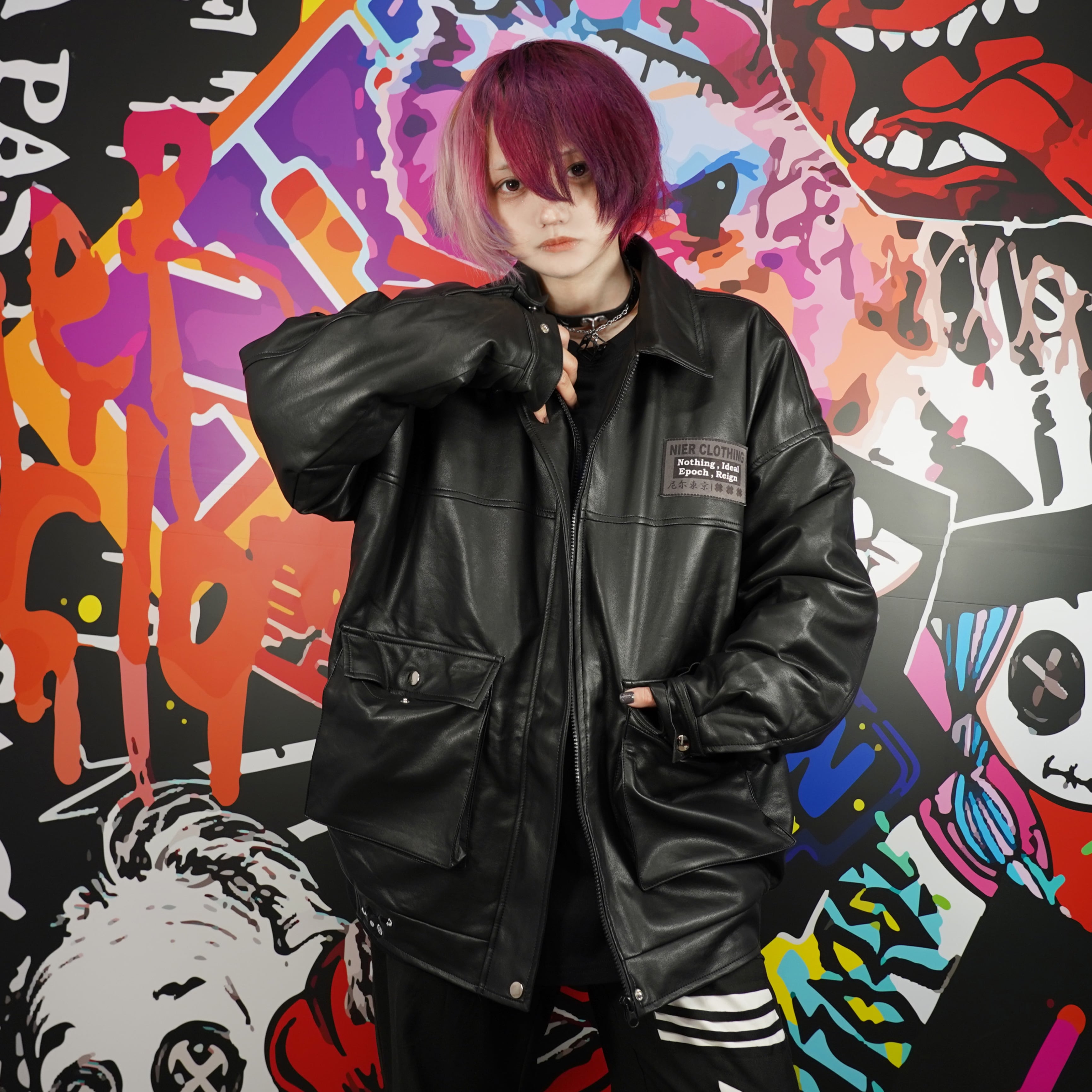 内側防寒キルティング PU LEATHER OUTER | NIER CLOTHING