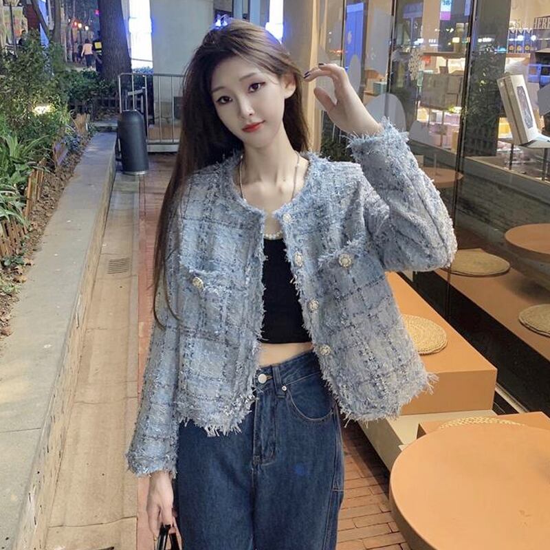 ショートコート スプリングオータム 春物 秋物 試着室56554030576