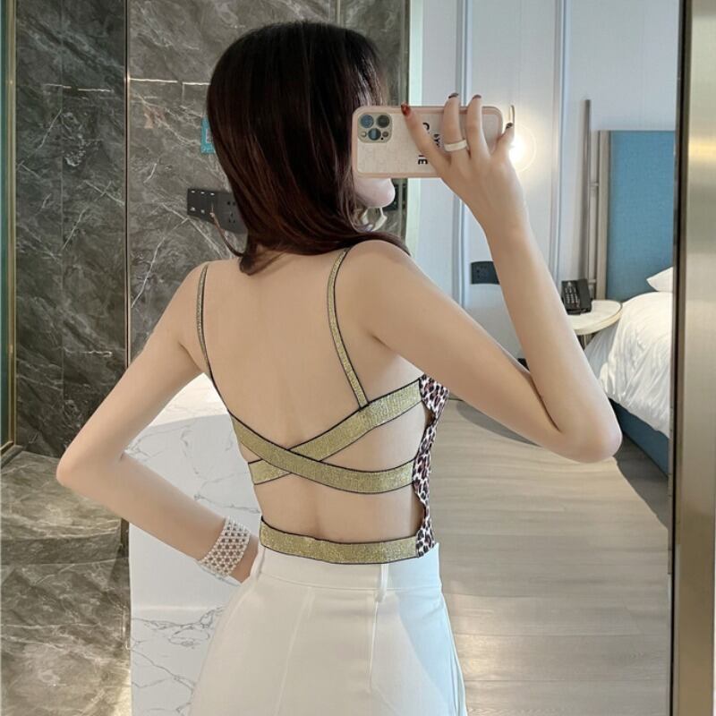 バックサマーレオパードプリント柄ショートコート レディース 夏物 シルク ハンチェンe42262819353