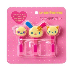 サンリオ　ウサハナ　フックセット