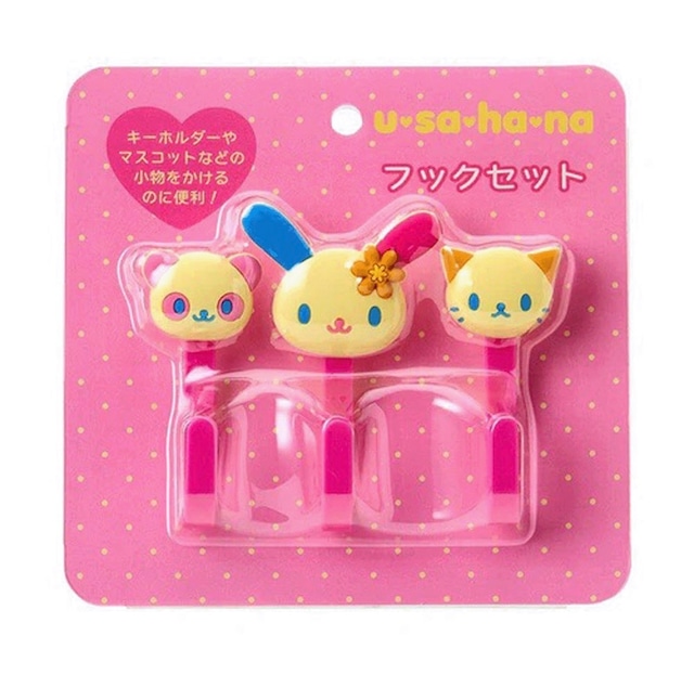 サンリオ　ウサハナ　フックセット