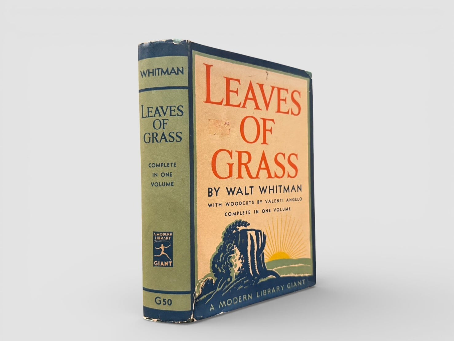 【SL1073】【MODERN LIBRARY GIANT EDITION】Leaves of Grass: Complete in One Volume(N.D) /Walt Whitman
