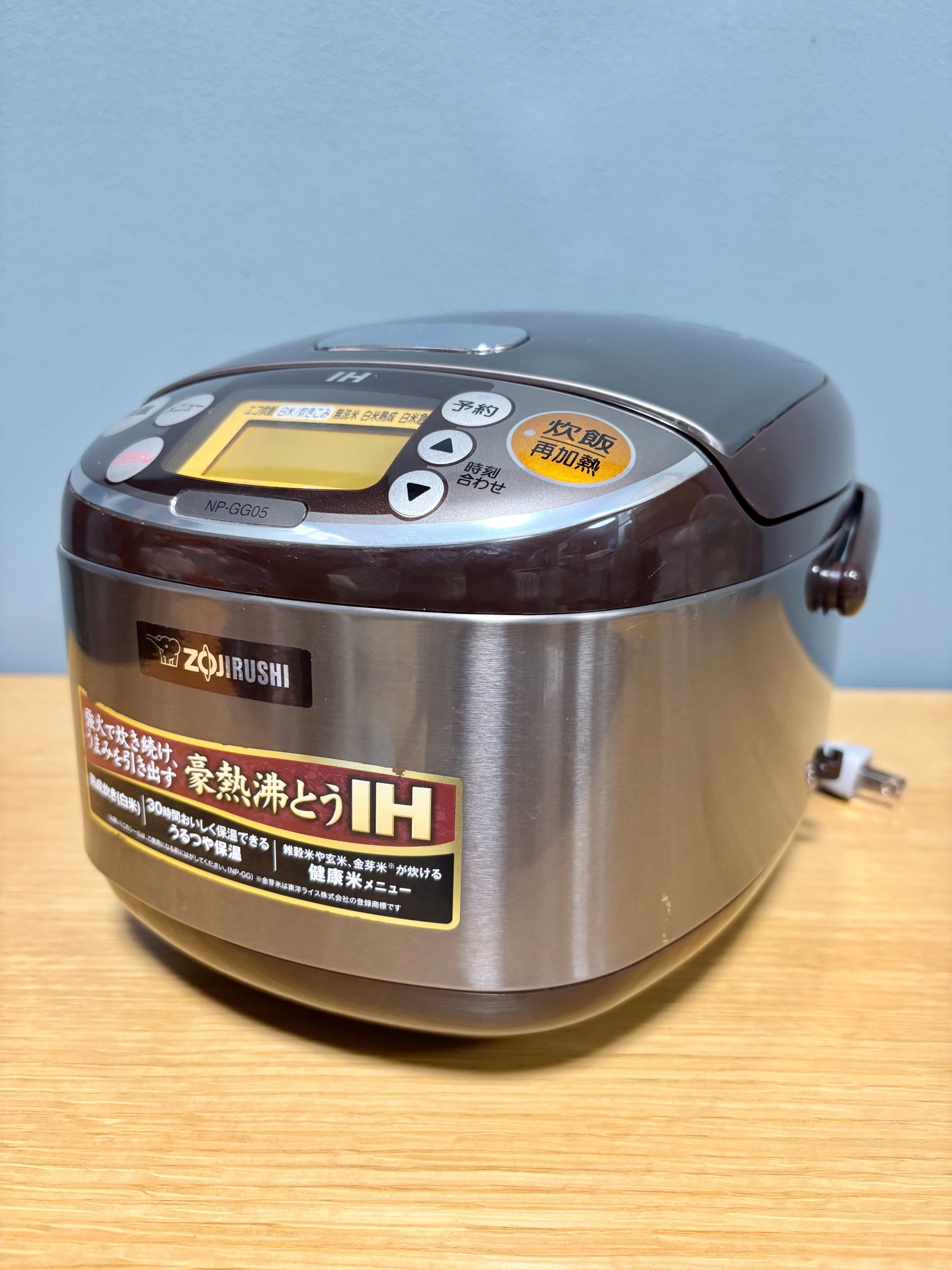 象印】IH炊飯ジャー◇極め炊き◇NP-GG05◇3合炊き◇ステンレス