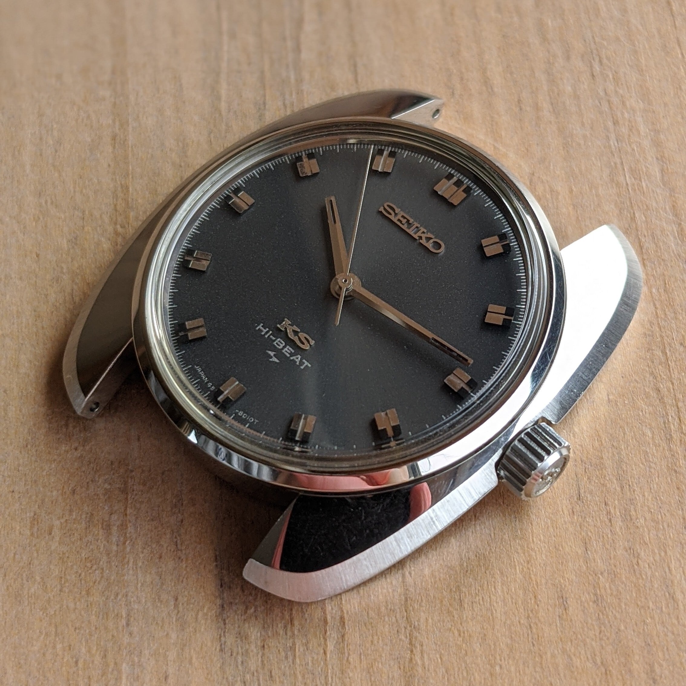 【KING SEIKO/ キングセイコー】 45キングセイコー/グレー文字盤/45KS/Ref.45-8000/Cal.4500A/手巻き/1968年製