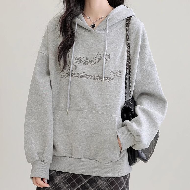 刺繍プルオーバーパーカー ・62790 | sucrier ( シュクリエ ) - お砂糖 