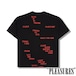 【PLEASURES/プレジャーズ】INDOORS T-SHIRT Tシャツ / BLACK / SU26-14215