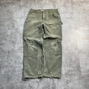 モスグリーン ダブルニー Carhartt B136 MOS 34×30