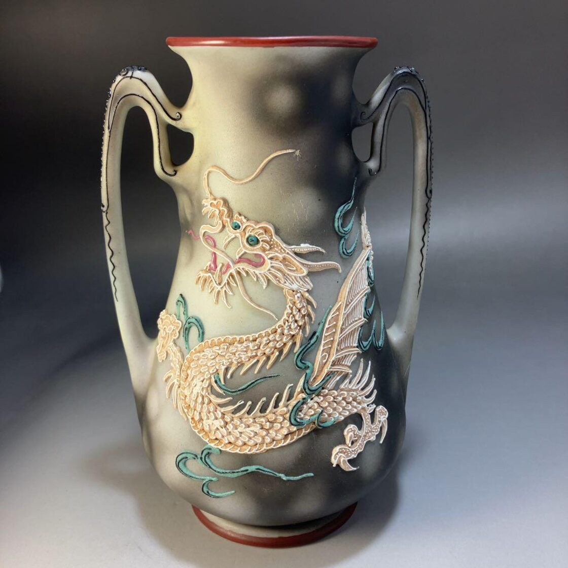 ☆希少☆逆輸入 銘品 オールドノリタケ ニッポン 高さ14.5cm 刻印有 