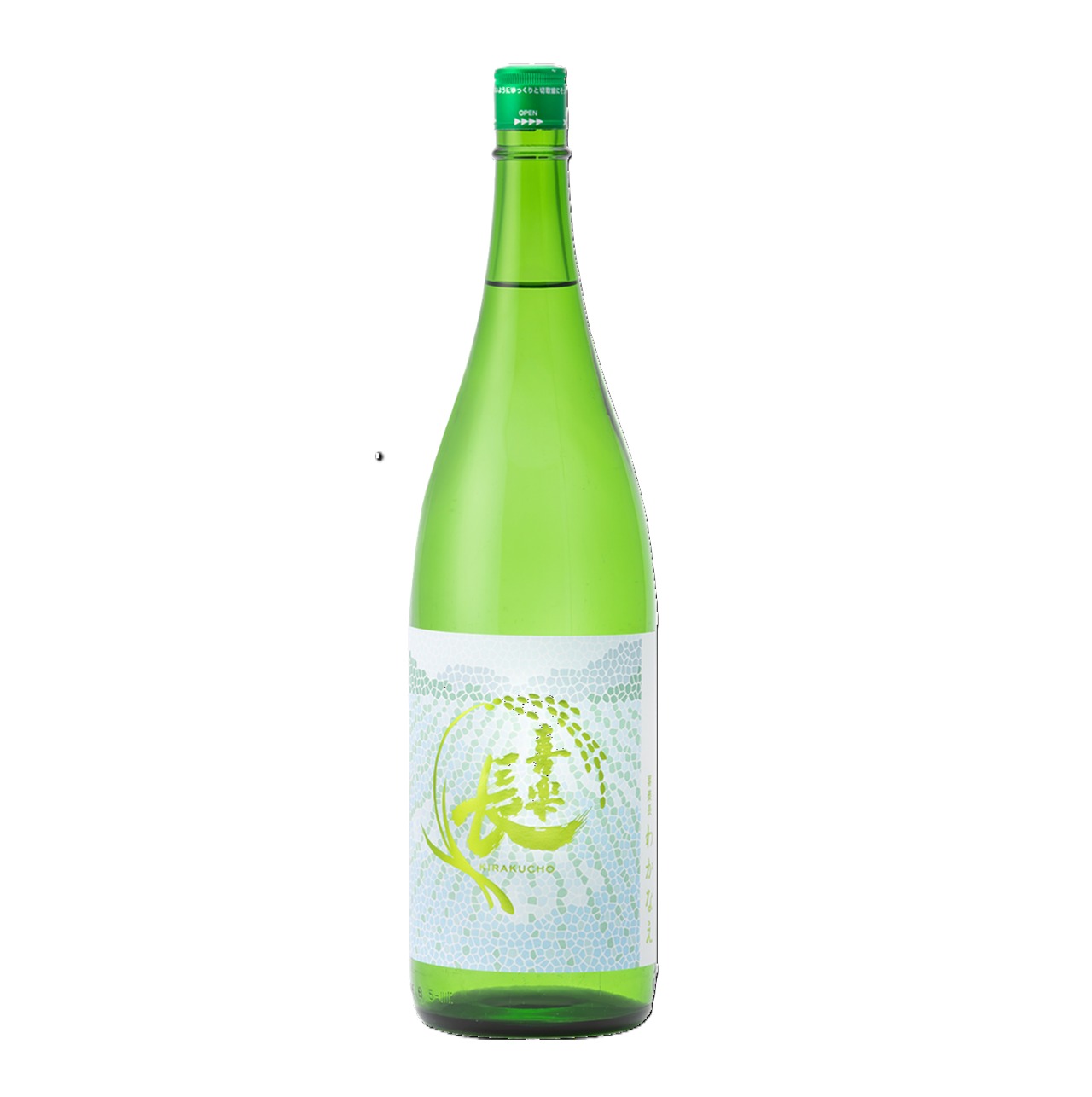喜楽長  純米吟醸　若苗  1.8L