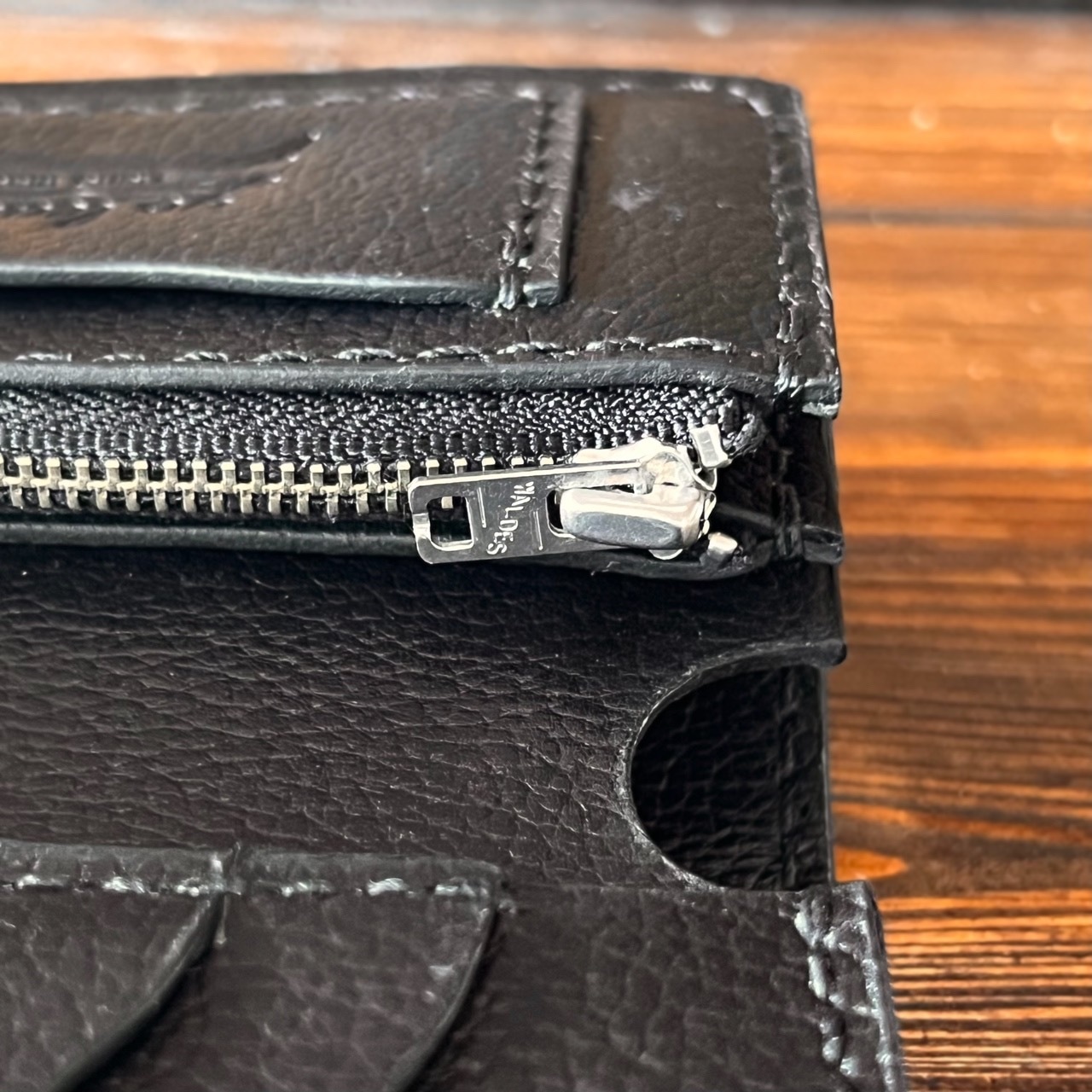 【カスタムオーダー Trucker Wallet-10 シュリンクエンボスレザー】