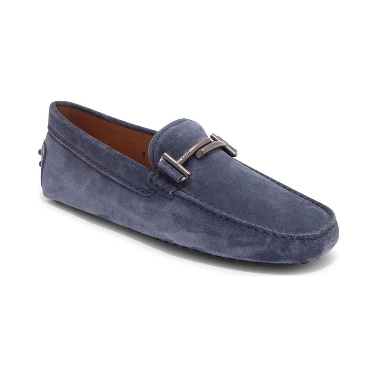 TOD'S トッズ メンズ ローファー スエード ネイビー