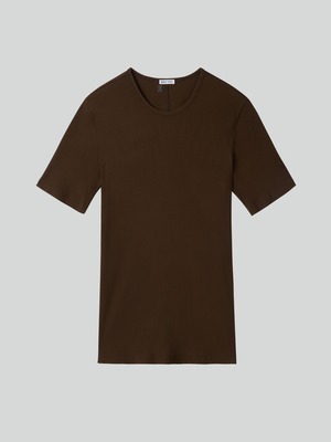 [RECTO][MEN] RIBBED JERSEY TOP (KHAKI BROWN) 正規品 韓国ブランド 韓国通販 韓国代行 韓国ファッション レクト メンズ 日本 店舗