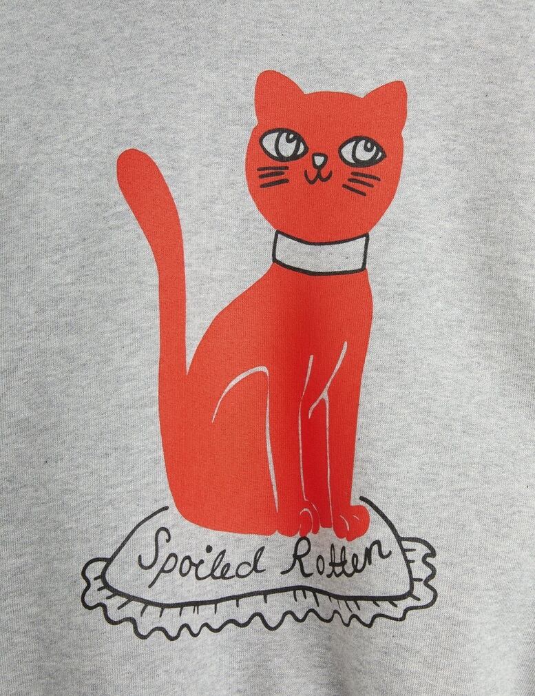MINI RODINI 24AW 〉 CAT SP SWEATSHIRT MINI RODINI 24AW 〉 CAT SP SWEATSHIRT