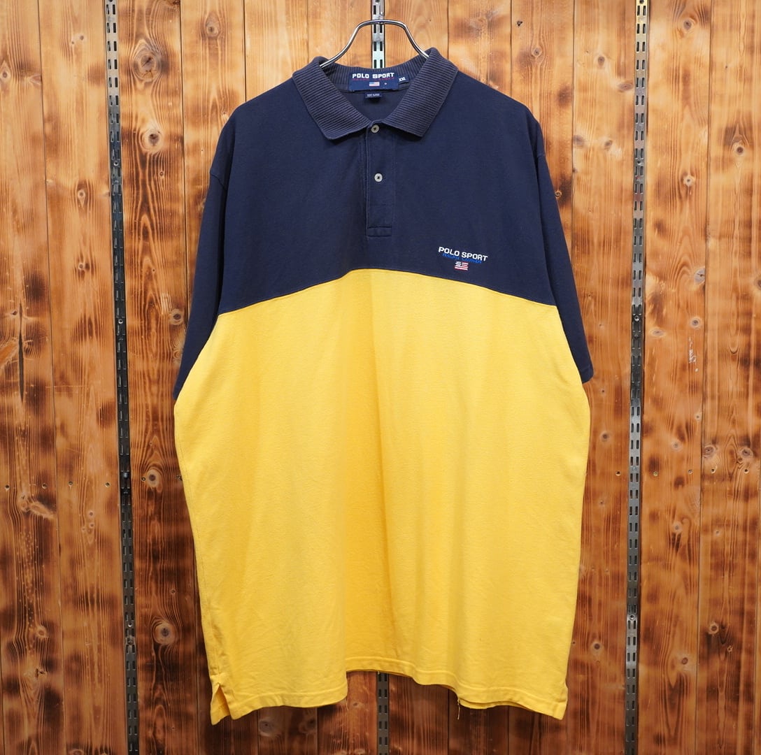 90s polosport ralphlauren ポロシャツ XXL/ポロスポーツ ラルフローレン