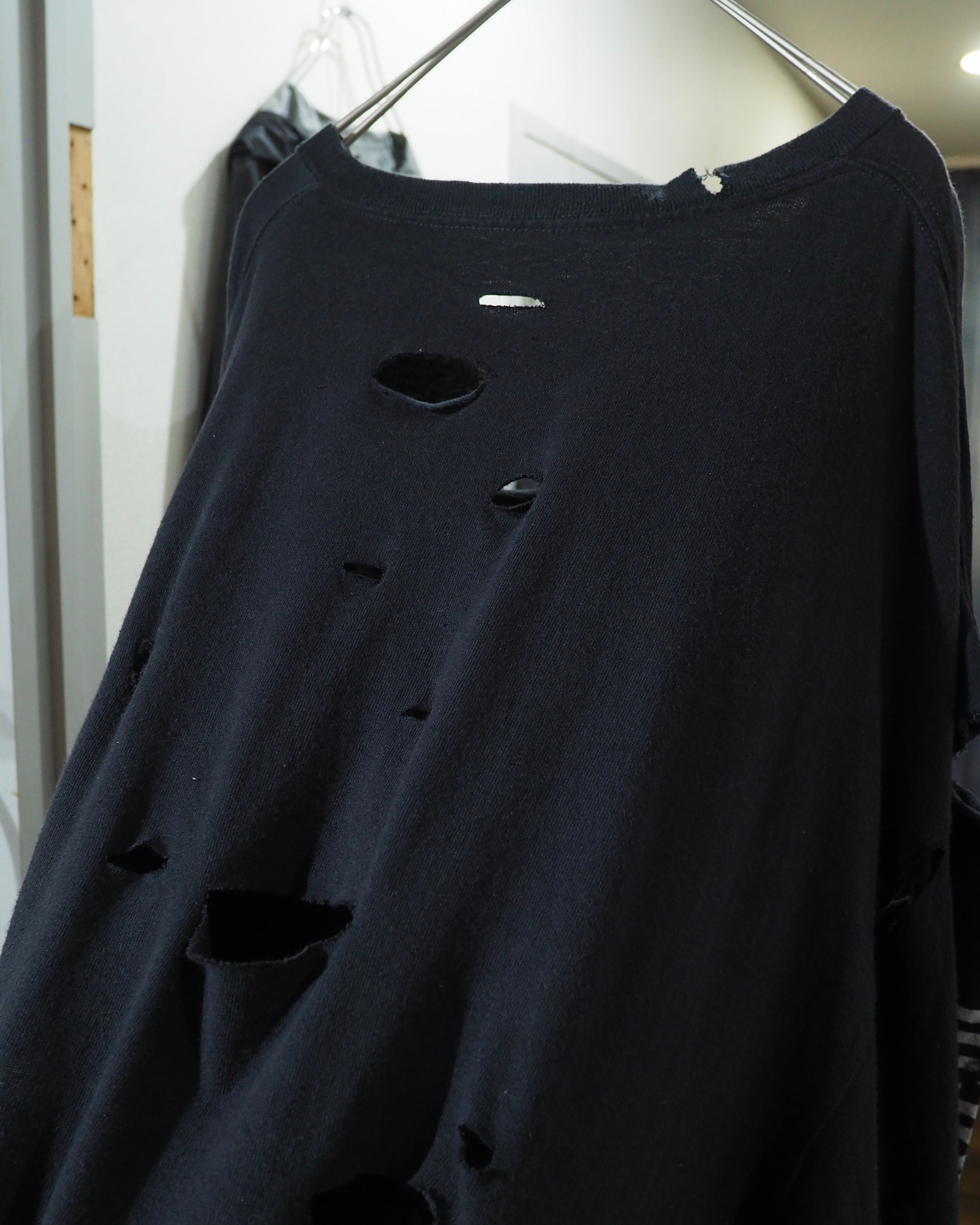 ” 循環 ” ” 死神 - Grim reaper ” Boro Circulation Re:make long sleeve Tee