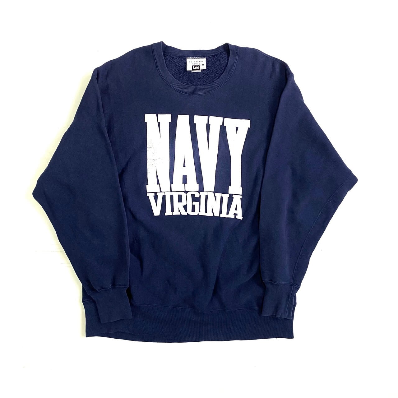 リー ネイビー トレーナー Usa古着 90s 長袖 スウェット Xxl メンズ 発売モデル