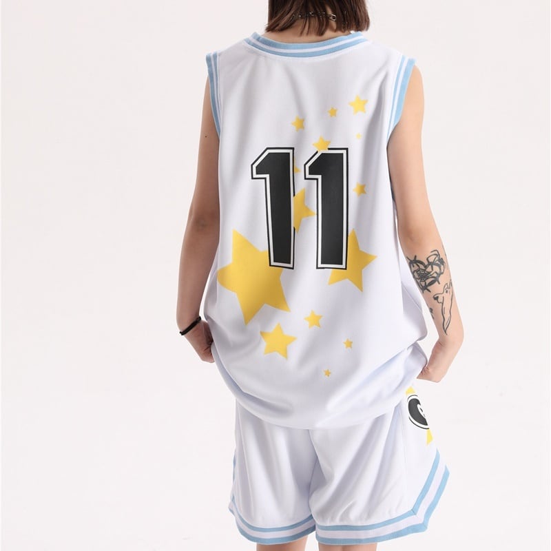 バスケユニフォーム風 プリント かっこいい 上下セット | Pay ID バスケユニフォーム風 プリント かっこいい 上下セット | Pay ID