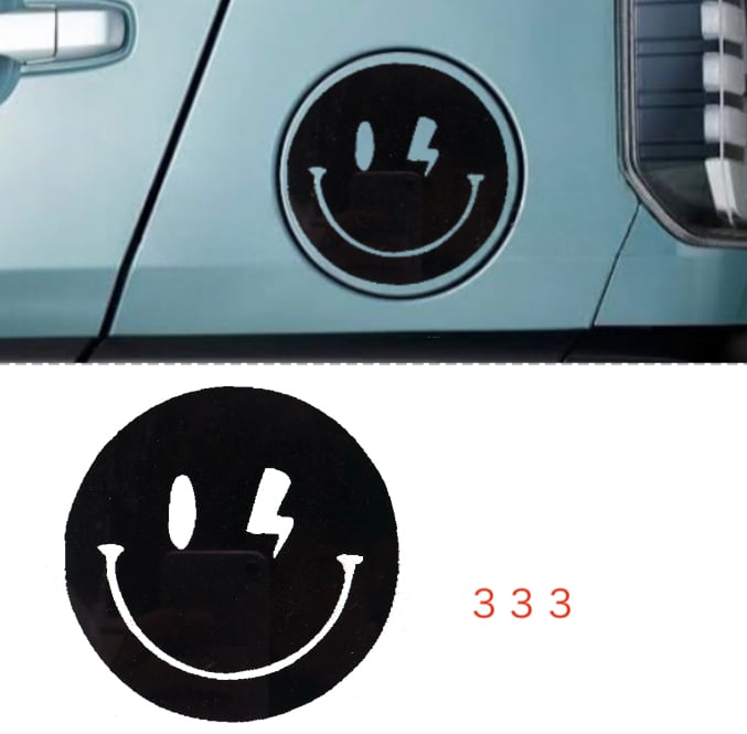 333 タフト 給油口ステッカー カスタムステッカー サーフィン デカール