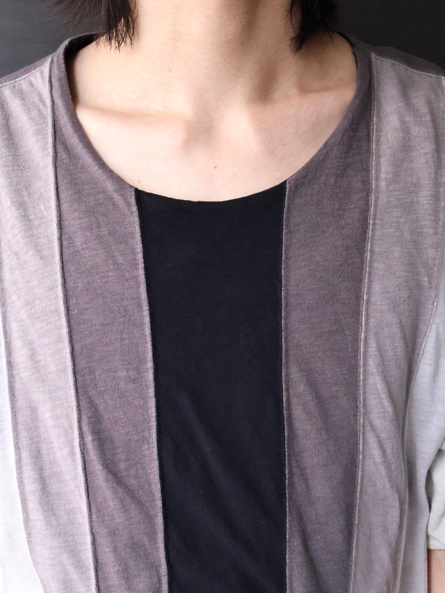 【issey miyake】gradation coloring top