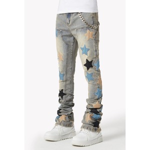 GUAPI / powder blue vintage stars denim