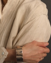 1930-40's Ecru / Lace Blouse