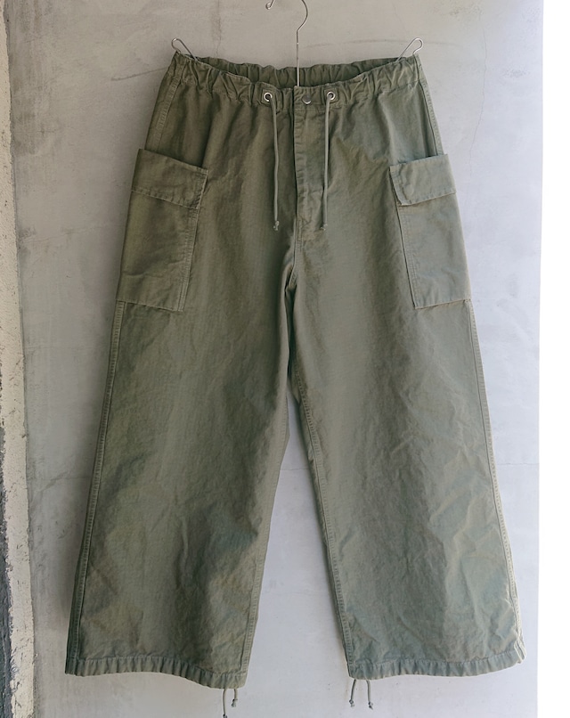 AUTHEN "WIDE OVER PANTS" Olive Color