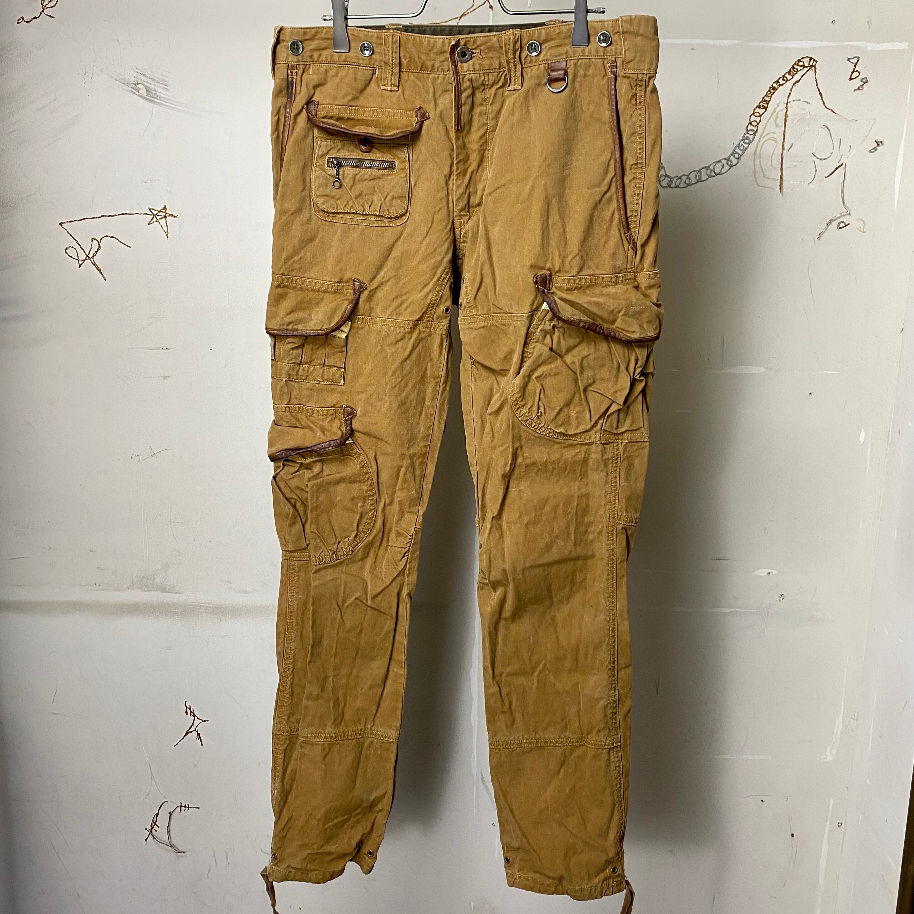 POLO by RALPH LAUREN leather piping hunting pants “Built Well 