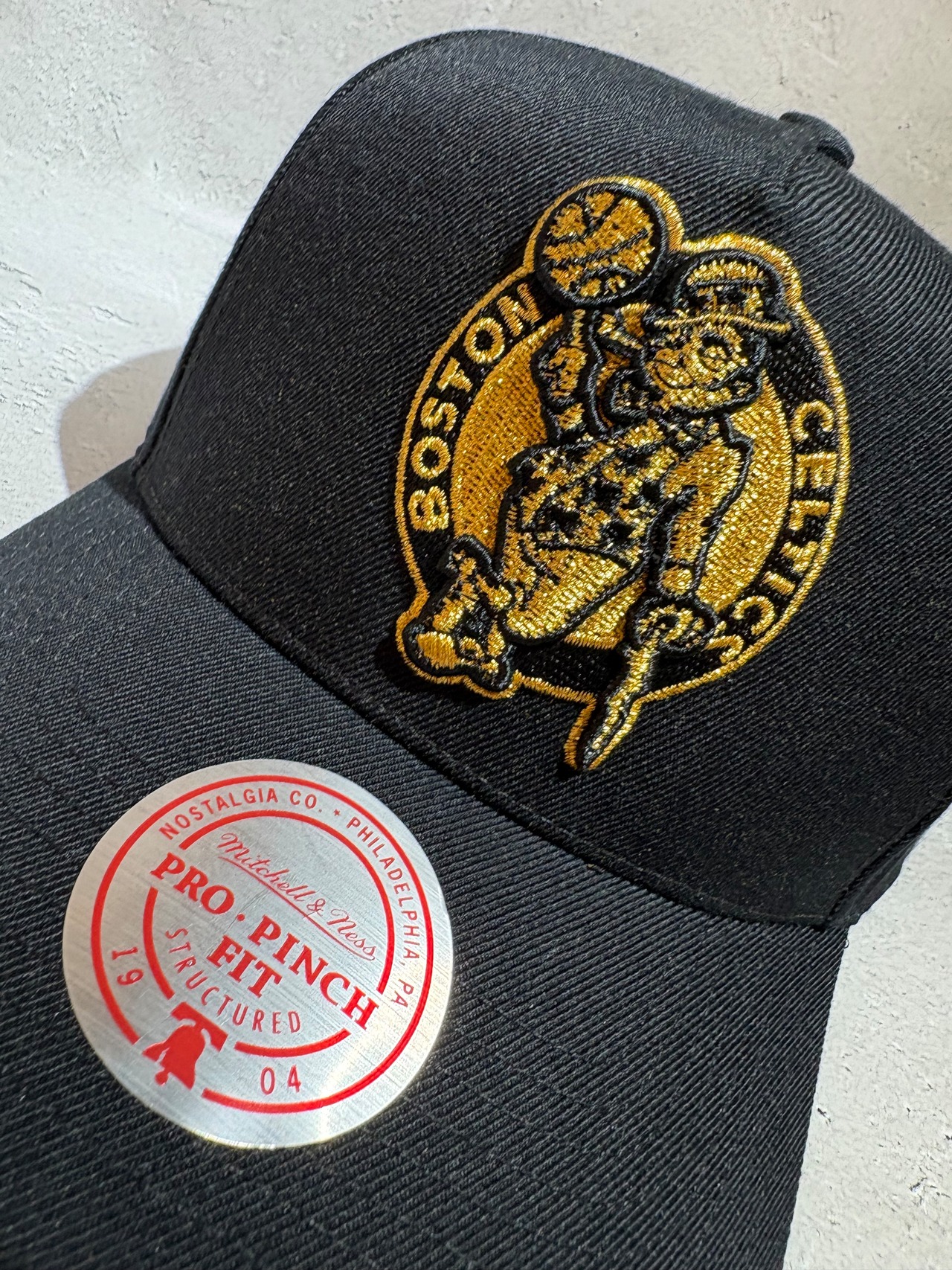 Mitchell&Ness/ミッチェルアンドネス NBA ボストン・セルティックス キャップ ブラック