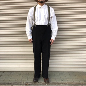 美品 貴重 30s 40s Blitsh vintage イギリス ヴィンテージ 針刺し シンチバック ウール ブラック ドレスパンツ アンティーク ミリタリー