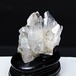 水晶 クラスター マダガスカル産 台座付属 水晶 原石 一点物 182-9383