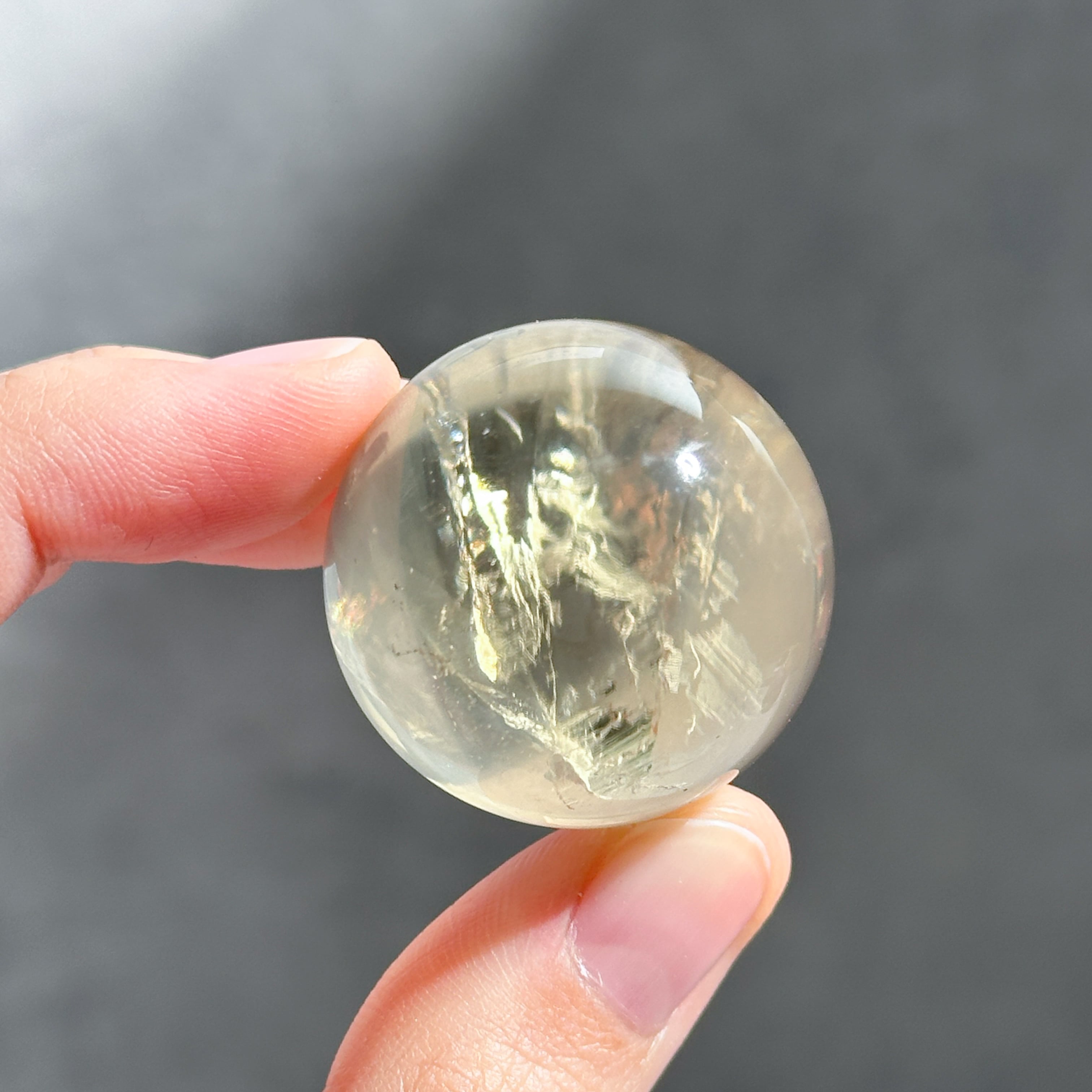 シトリン（黄水晶） スフィア23 ◇ Citrine ◇ 天然石・鉱物