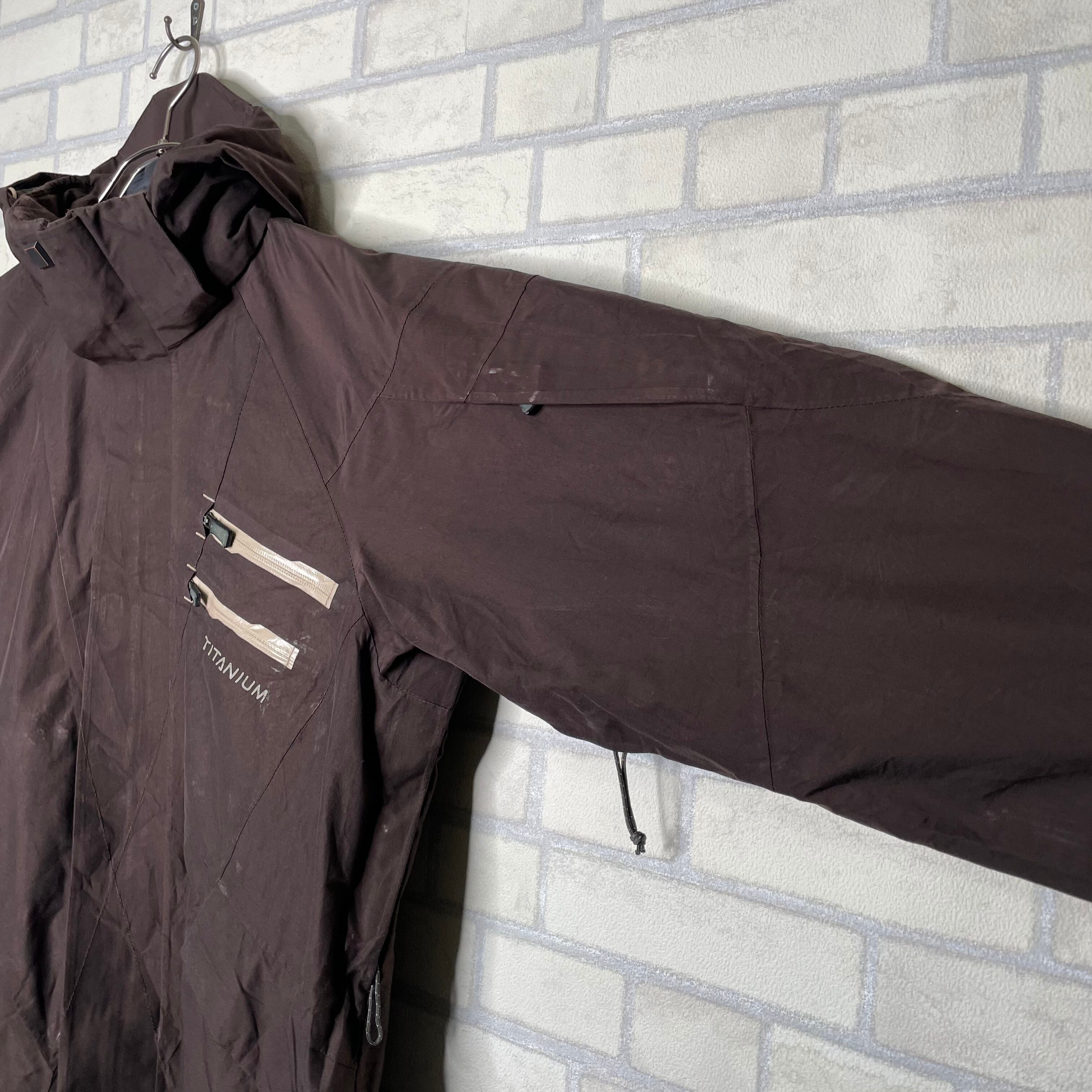 Columbia TITANIUM マウンテンパーカー S（L相当） ジップポケット 裏 