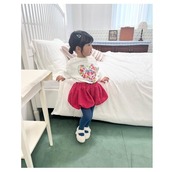 ドット / dot. / ホワイトT / 韓国子供服 / キッズ / 26winter〖取寄〗*XS~XL*