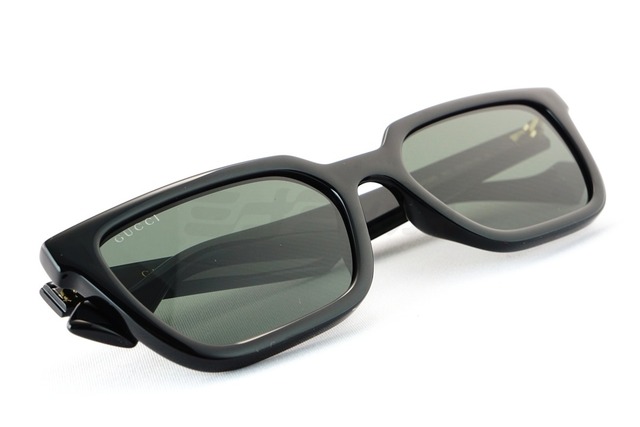 GUCCI サングラス GG1539S 001 スクエア テキストロゴ メンズ レディース アジアンフィット グッチ italy イタリア製 正規品-4枚目