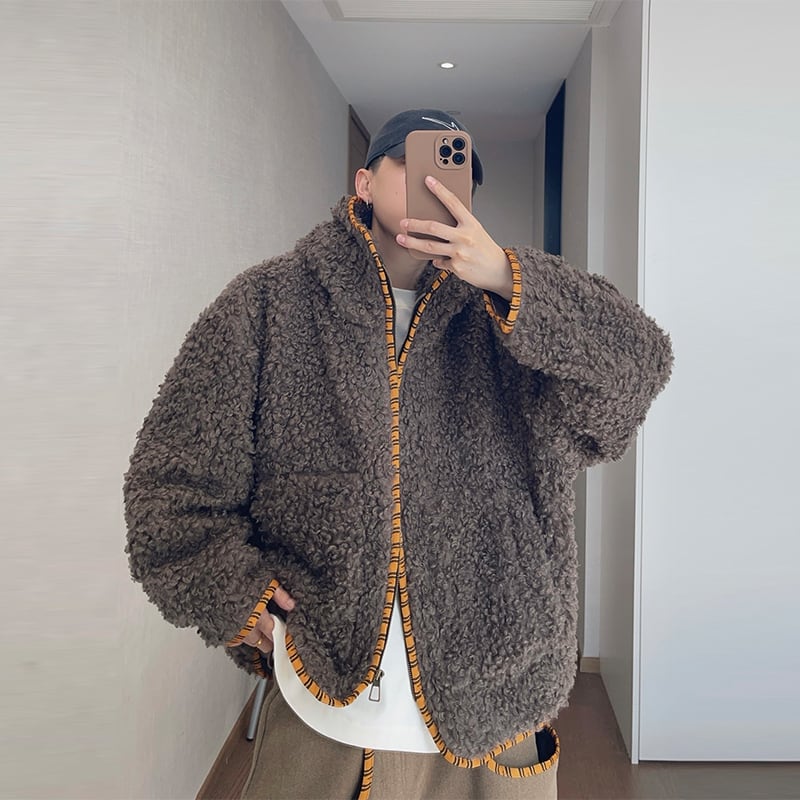 dannyandzeeフード付きモコモコアウター | mblueshop