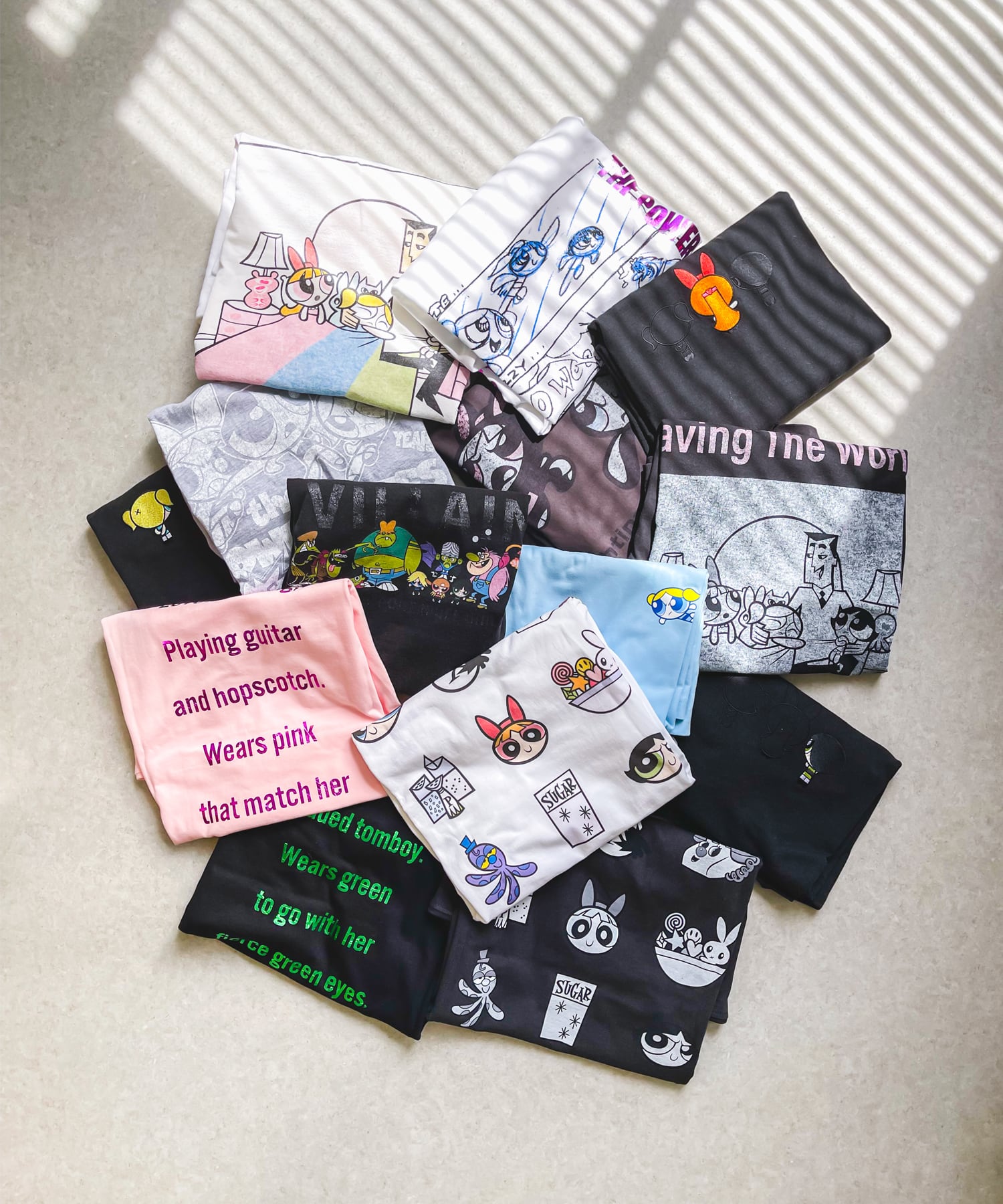 F252005-06_The Powerpuff Girls×Flapper Tシャツ_ブロッサム（ピンク