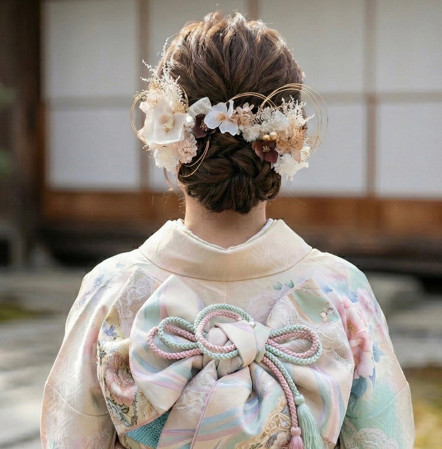 胡蝶蘭髪飾り ホワイト 振袖 成人式 | cocorofleur ココロフルール