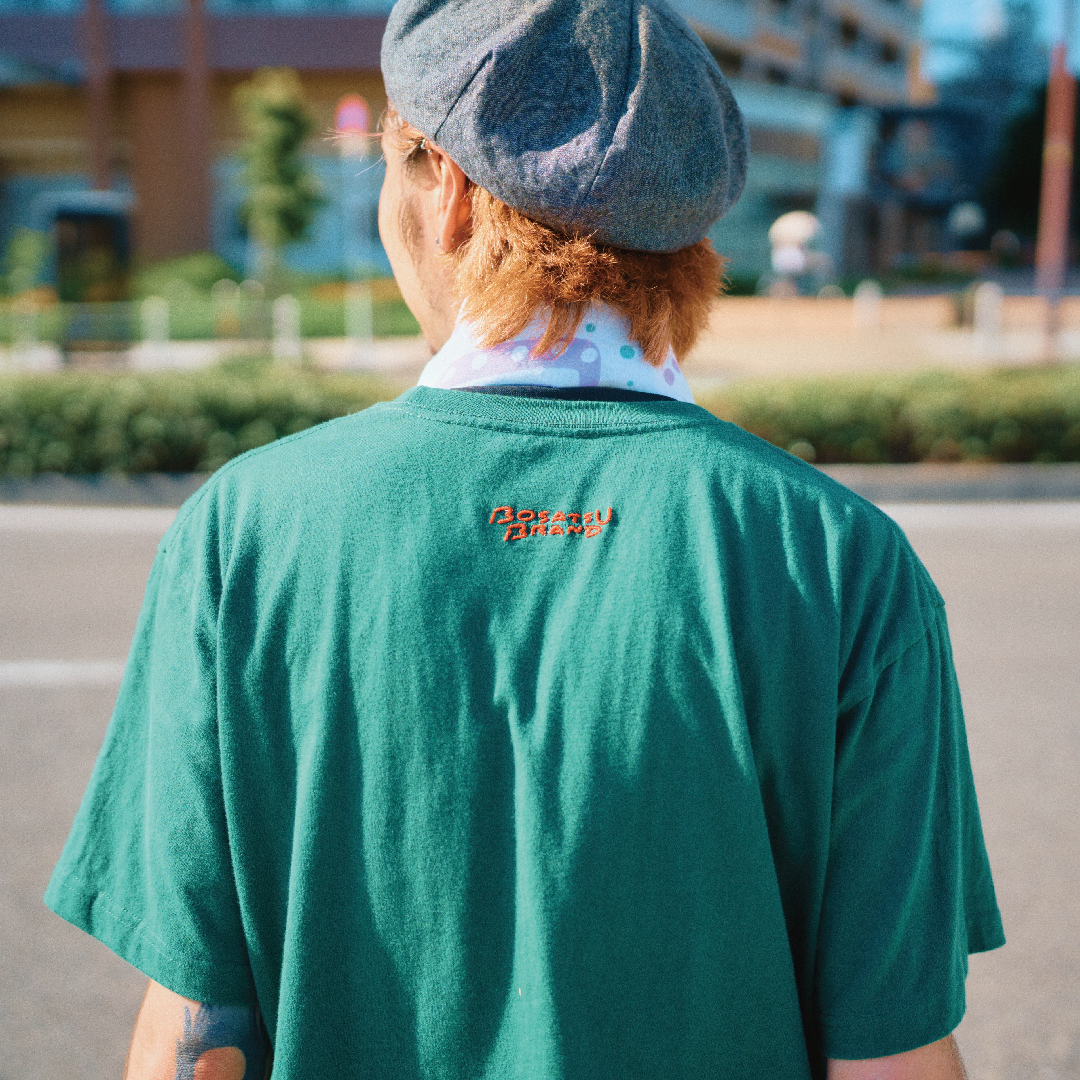 不動明王 Tシャツ (刺繍)ブラック 6.2oz | BOSATSU BRAND｜ボサツ