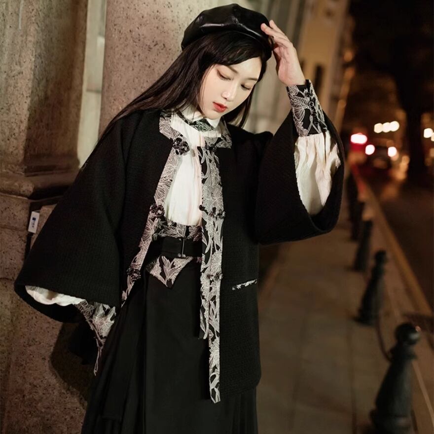 サブカル 服 地雷系 通販 ?梦オリジナル ジャケット 大人ゴシック 闇かわいい エレガント きれいめ エレガント ダークゴシック