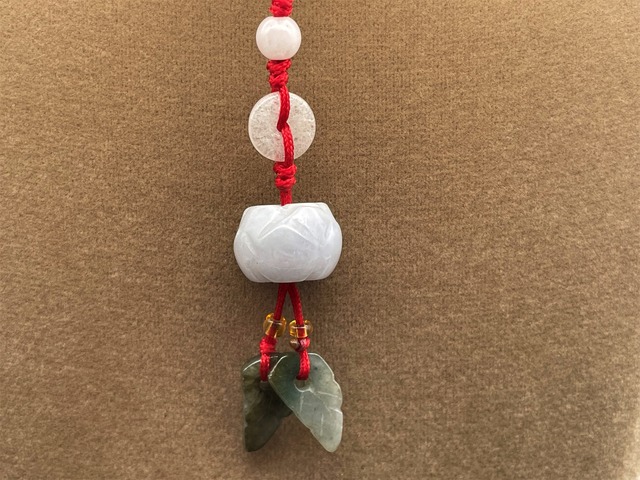 ストラップ（本翡翠）