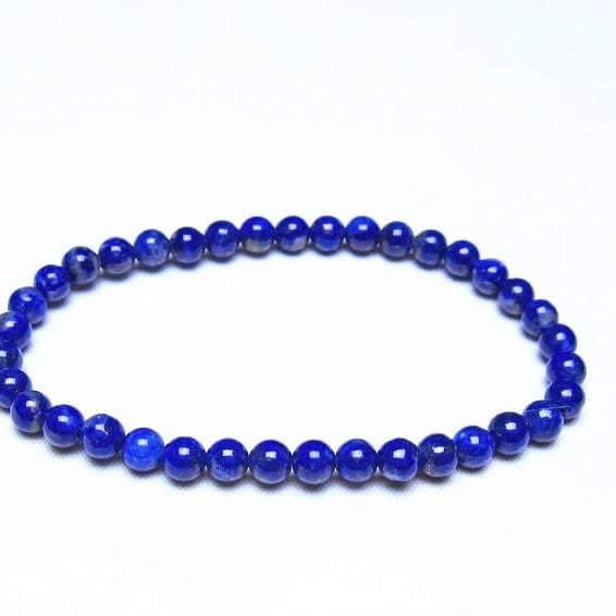 ラピスラズリ ブレスレット 5mm 一点物 メール便可 [M便 1/10] 111-48270